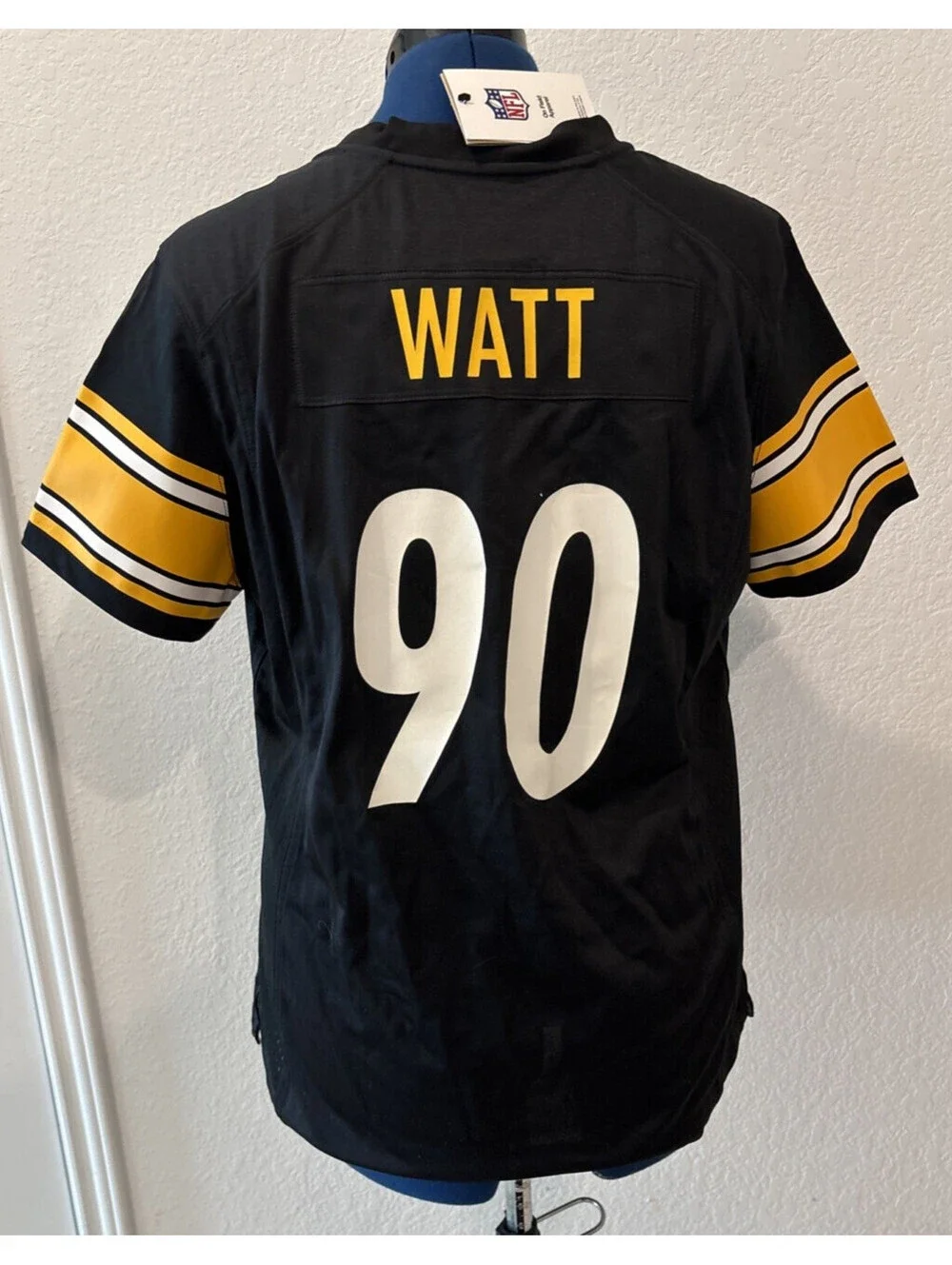 Nike T.J. Watt Pittsburgh Steelers #90 Game Jersey Women’s XL NWT NFL